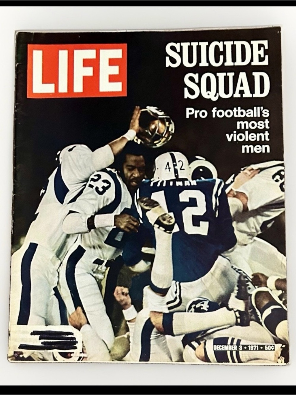 LIFE Magazine Dec 3 1971 Issue, Suicide Squad, Pro Football